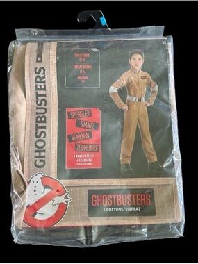 Ghostbusters Halloween Costume Cosplay Licensed Child Large Size 12-14 New